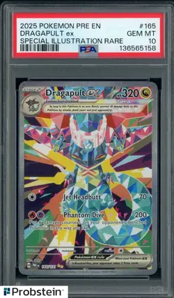 2025 Pokemon Pre En Special Illustration Rare #165 Dragapult Ex PSA 10 GEM MINT - Image 1