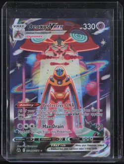 2023 Pokemon Sword & Shield Crown Zenith #GG45 Deoxys Vmax - Image 1