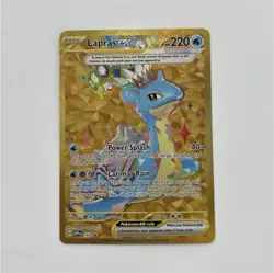 Pokemon Lapras ex Sv: Scarlet & Violet Promo 164 Holo EX 220HP - Image 1