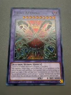 Yu-Gi-Oh! Saint Azamina Secret 1st Edition SUDA-EN036 NM - Image 1