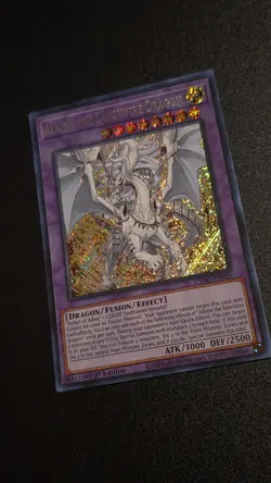 Yugioh Albion the Sanctifire Dragon CYAC-EN035 Secret Rare 1st Ed Near Mint NM - Image 4