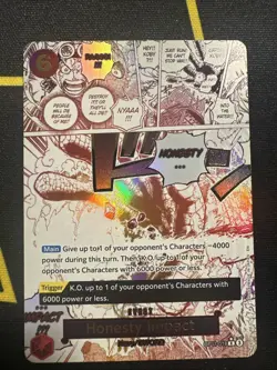 Honesty Impact English OP11-018 R Parallel a Fist of Divine Speed One Piece Card - Image 1