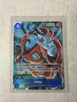 One Piece Jinbe Alt Art OP14-049 THE AZURE SEA'S SEVEN English NM - Image 1