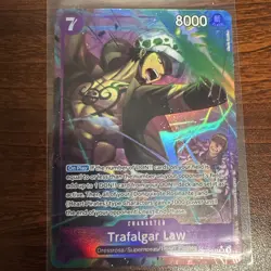 ONE PIECE TRAFALGAR LAW OP12-073 SR ALT ART LEGACY OF THE MASTER ENGLISH - Image 1