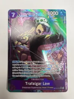 Trafalgar Law Alt Art Super Rare - Legacy of the Master #OP12-073 SR One Piece - Image 1