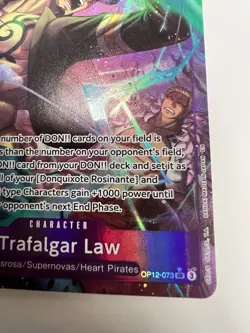 Trafalgar Law Alt Art Super Rare - Legacy of the Master #OP12-073 SR One Piece - Image 4