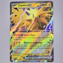 Zapdos EX 049 Scarlet & Violet Black Star Promo Holo Pokemon Card TCG English NM - Image 1