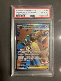 Pokemon TCG Mega Kangaskhan EX Ultra Rare Holo Card 164/132 PSA 10 Gem Mint - Image 1
