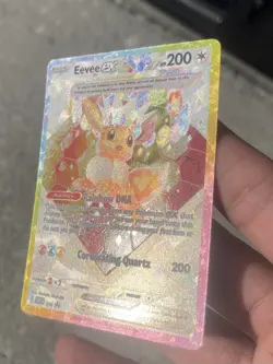 Pokemon TCG Prismatic Evolutions Eevee EX 174 Black Star Promo Card - Image 3