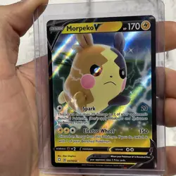 Pokemon Morpeko V 037/072 Shining Fates Ultra Rare Holo Pokemon TCG Card NM/MT - Image 2