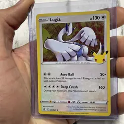 Pokemon Lugia 022/025 Celebrations 25th Anniversary Holo Rare NM Pokemon Card - Image 1
