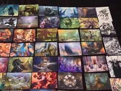 MTG Lot of 75 ART SERIES Cards -NO DOUBLES-Some Gold Signatures - Image 5