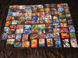 MTG Lot of 85 ART SERIES Cards -NO DOUBLES-Some Gold Signatures - Image 1