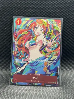 One Piece Cards Game Nami C ST01-007 Japanese THE BEST PROMO - Image 1