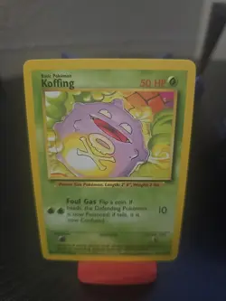 Pokemon TCG Koffing Base Set, Unlimited Common Card 51/102 - Image 1