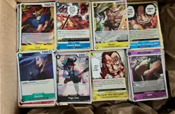 One Piece TCG Organized Bulk Lot 3000 Cards - Image 1