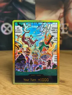 DON!! Card Egghead Gold OP14 One Piece TCG ENGLISH FREE WORLDWIDE SHIPPING - Image 1