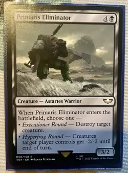 MTG English Primaris Eliminator NM Normal Universes Beyond: Warhammer 40K - Image 1