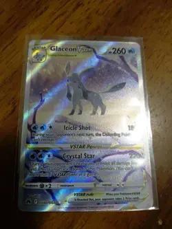 Pokemon TCG Crown Zenith Galarian Gallery Glaceon VSTAR Holo Card GG40/GG70 - Image 1