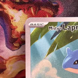 Pokemon TCG Misty's Lapras Illustration Rare Card 194/182 Destined Rivals - Image 3