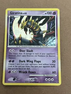 Giratina 10/127 Platinum Cosmo Holo Pokemon Trading Cards 2009 - Image 1