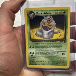 Dark Arbok Card 19/82 Non-Holo Rare, Team Rocket Series Pokemon Nintendo TCG NM - Image 1