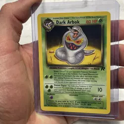Dark Arbok Card 19/82 Non-Holo Rare, Team Rocket Series Pokemon Nintendo TCG NM - Image 2