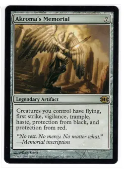 MTG Akroma's Memorial, Future Sight (FUT) Regular Near Mint Magic card - Image 1
