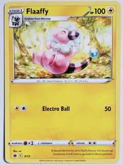 EXCLUSIVE Flaaffy 9/15 NM - MCDONALDS - 2022 Pokemon Promo Card - Image 1