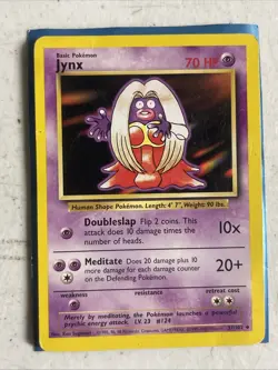 4TH PRINT JYNX - 31/102 - Base Set - 4th Print - 1999-2000 - Pokemon Card - HP - Image 1