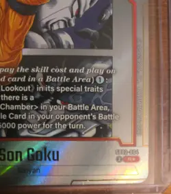 Son Goku - SB02-004 Alternate Art Manga Booster 02 Dragon Ball Card English - Image 5