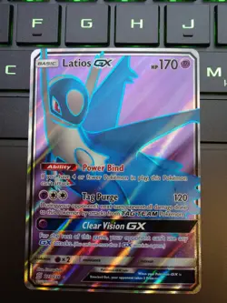 Pokemon TCG Latios GX Unified Minds Holo Card 223/236 Full Art Ultra Rare NM - Image 1
