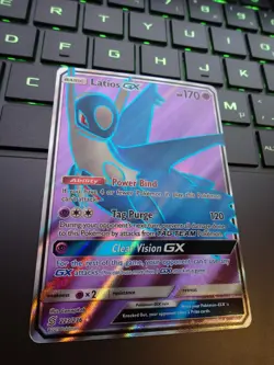 Pokemon TCG Latios GX Unified Minds Holo Card 223/236 Full Art Ultra Rare NM - Image 2