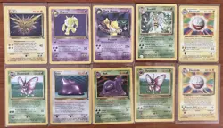 Vintage Pokemon Rare Card Lot – Fossil, Base Set, Base Set 2 & Team Rocket – 10 - Image 1