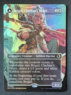 Brigid, Clachan's Heart - BORDERLESS - Lorwyn Eclipsed ECL - 285 - MTG Magic - Image 1