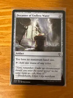 Decanter of Endless Water - Commander: Baldur's Gate CLB - MTG - Image 1
