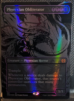 Phyrexian Obliterator - (Oil Slick Raised Foil) - Phyrexia: All Will Be One - Image 1