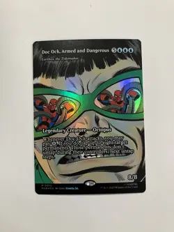 Doc Ock, Armed and Dangerous (# 10) MTG Marvel’s Spider-Man - BORDERLESS - FOIL - Image 1