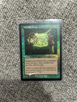 Worldly Tutor (Retro Frame) Dominaria Remastered Foil - Image 1