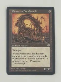 Phyrexian Dreadnought Mirage Regular Rare MTG Magic The Gathering 1996 WOTC - Image 1