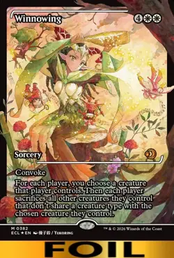 Winnowing ** FOIL SHOWCASE ** Lorwyn Eclipsed - NM MTG - Image 1