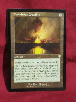Wondrous Crucible X1 Retro Border BRC MTG Commander The Brothers War B1 - Image 1