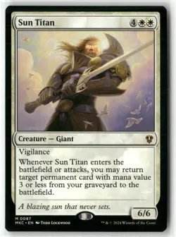 Sun Titan Commander: Murders at Karlov Manor Magic MTG NM - Image 1