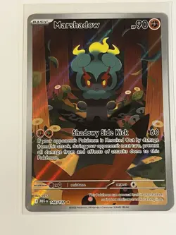 Pokemon TCG Marshadow 146/132 Mega Evolutions Illustration Rare NM Well centered - Image 1
