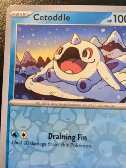 Cetoddle 053/191 Reverse Holo Common Scarlet & Violet Surging Sparks Pokemon TCG - Image 2