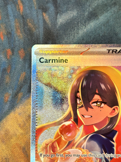 Pokemon TCG - Carmine 217/167 SIR Twilight Masquerade NM - Image 1