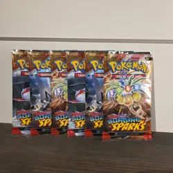 POKEMON TCG: SURGING SPARKS BOOSTER PACKS 💎SEALED💎MINT💎 6 PACK BUNDLE - Image 4