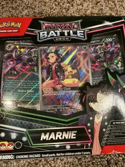 Pokemon TCG Rival Battle Deck Marnie Promo Box - Marnie's Morpeko - Sealed - Image 2