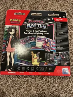 Pokemon TCG Rival Battle Deck Marnie Promo Box - Marnie's Morpeko - Sealed - Image 3