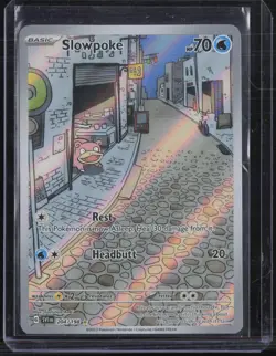 2023 Pokemon SVI EN Illustration Rare #204 Slowpoke - Image 1